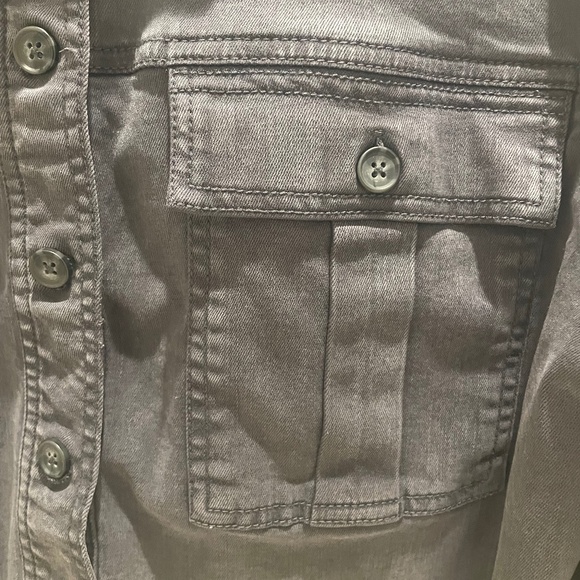 Splendid Grey Cropped Jacket (Size M) - Picture 5 of 8